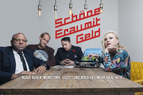 Schöne Frau mit Geld